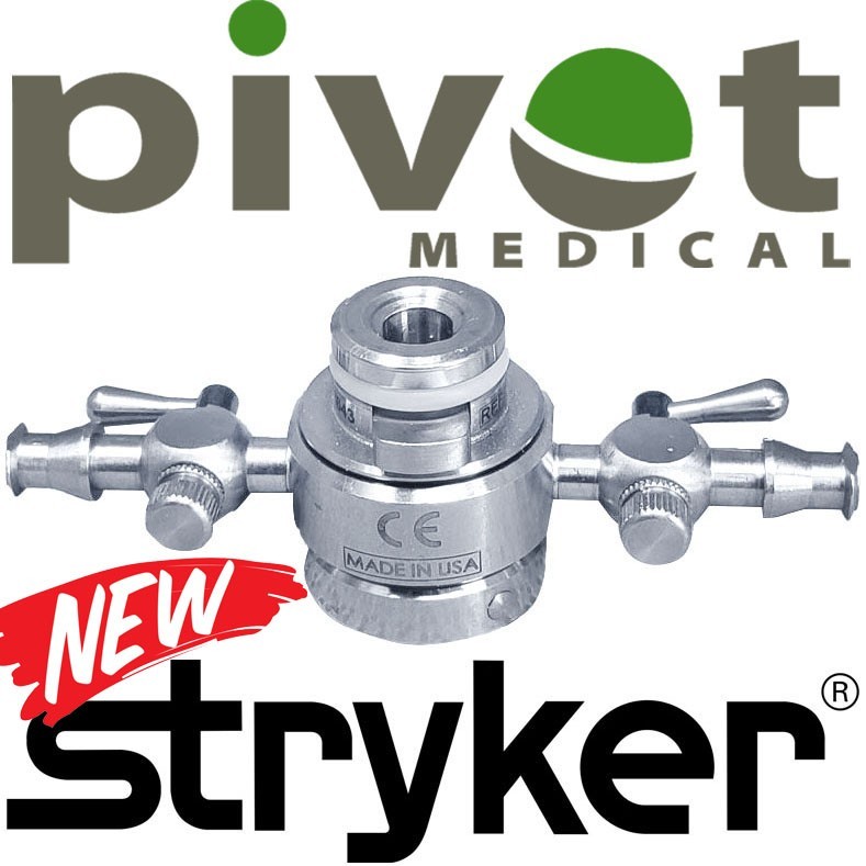 STRYKER PIVOT CAT00778 FlowPort II Adaptor for Arthroscopy Optical Coupler