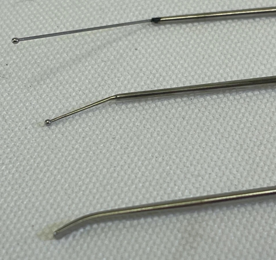 10 Piece V Mueller SSI Cardiovascular Set Endarterectomy Spatula Ball Probes