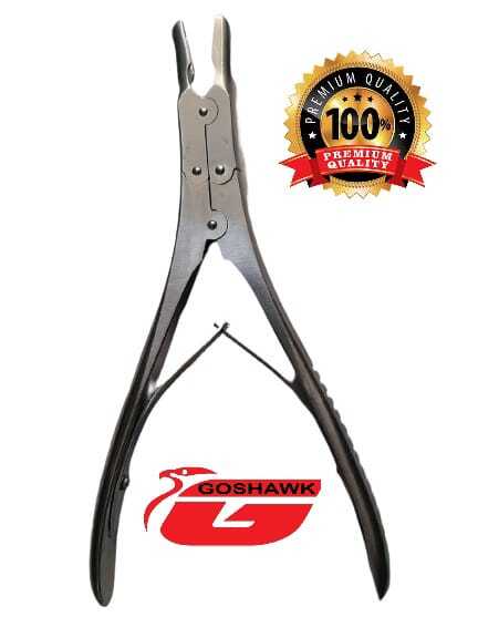 RUSKIN RONGEUR FORCEP BONE NIBBLER DOUBLE ACTION ORTHOPEDIC NEURO SURGICAL