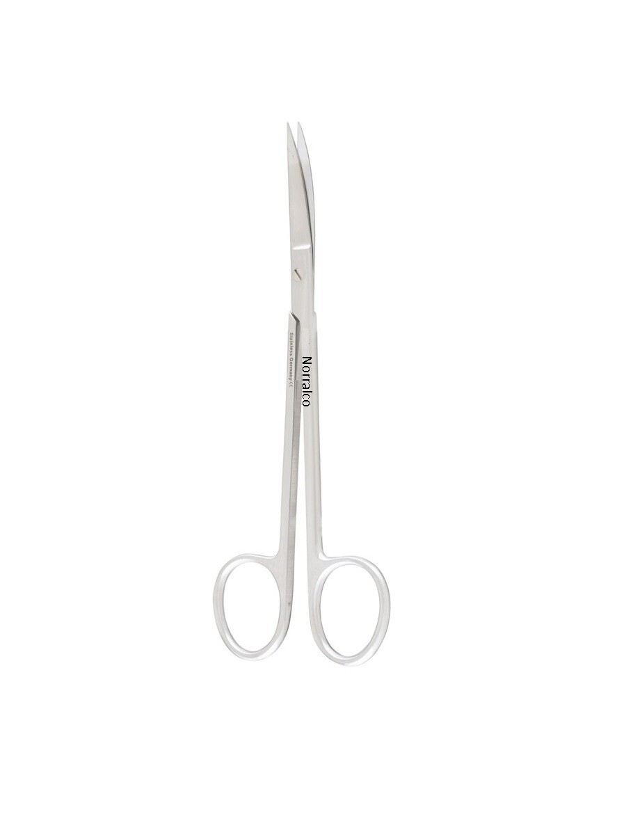 Joseph Nasal Scissor, 6.1/4, Curved Blades, 1 Serrated Blade, Sharp Points
