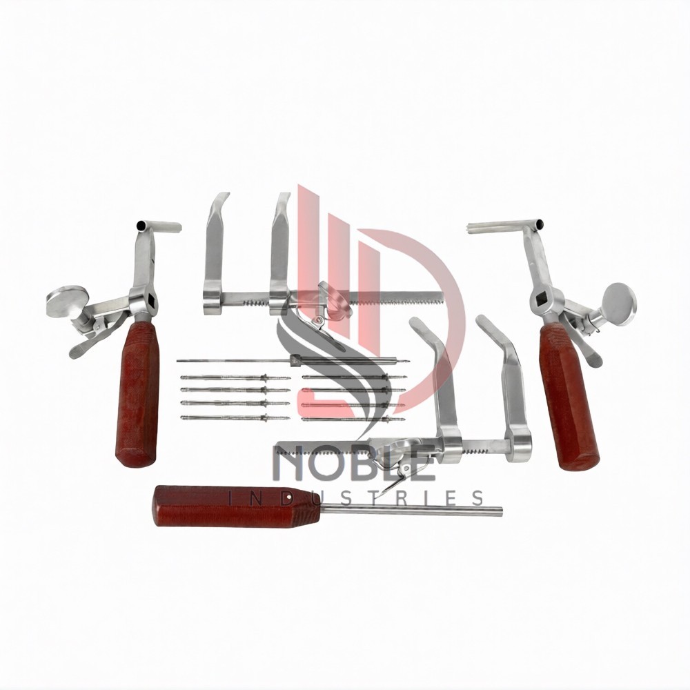 Caspar Cervical Distractor Set Right & Left With Screw Driver Spine Instruments
