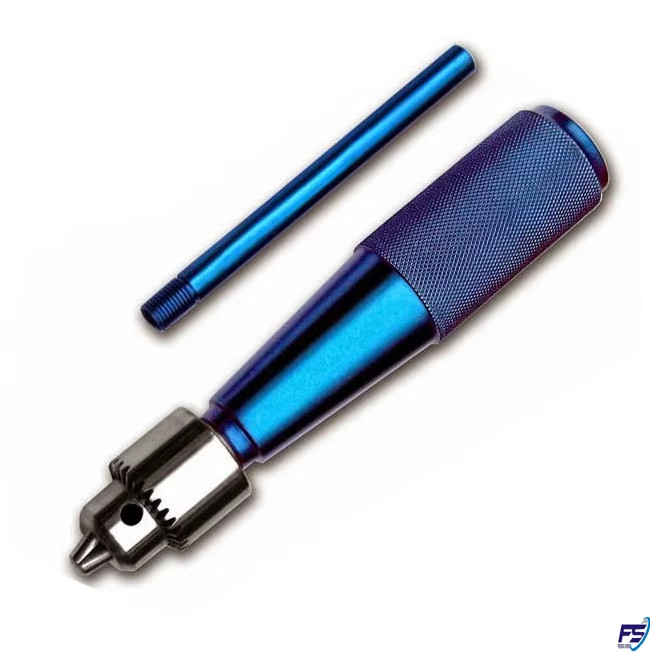Bone Surgery Hand Drill Canulated,Color Coded Stainless Steel Chuck,Anodized Coa