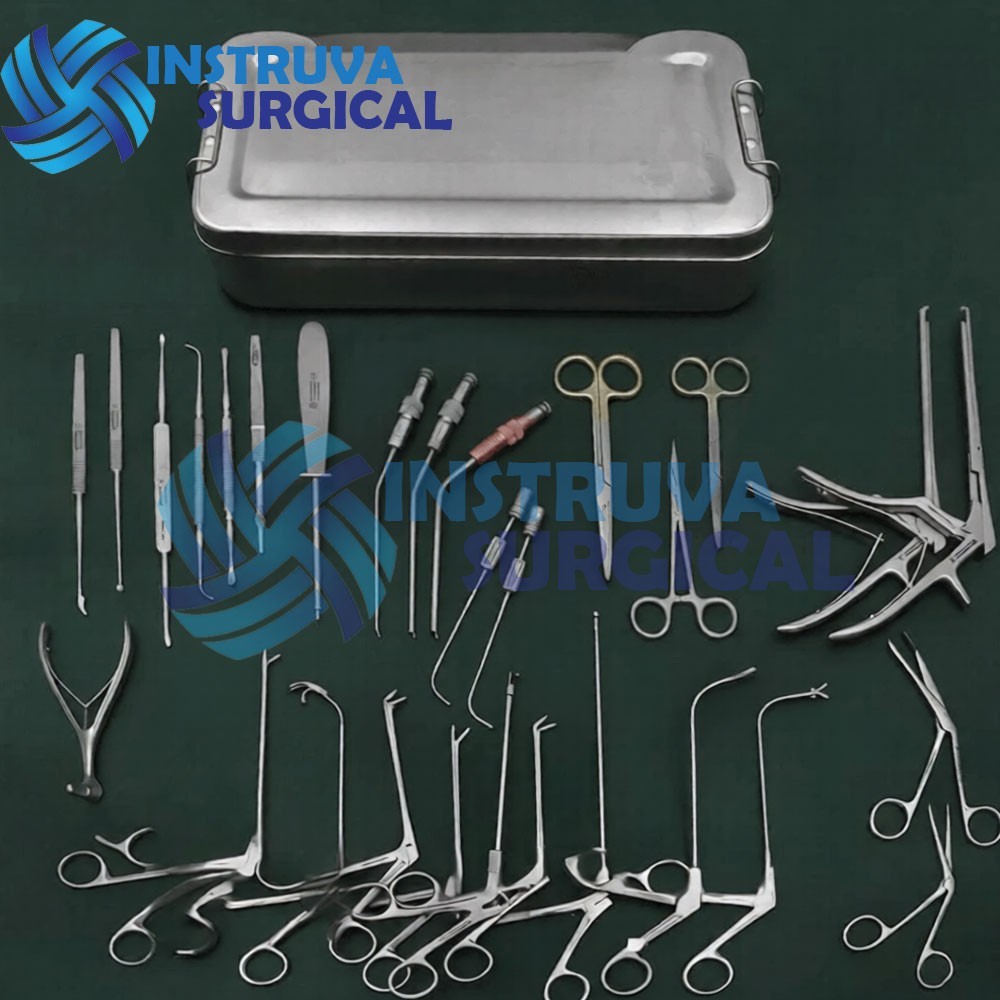 Fess Instruments Set, Complete Set of Endoscopic Sinus Surgery Instruments