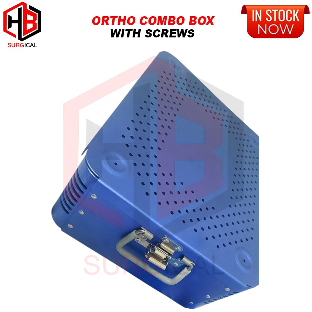 Orthopaedic combo Box with 4.5mm,5mm & 6.5mm(half & Full thread) screws (395 pcs