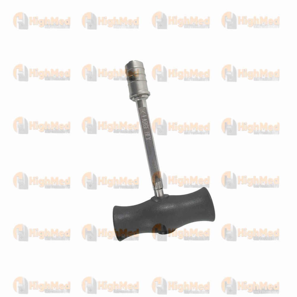 Stryker Howmedica T-Handle Large Hex Drive Chuck Orthopedic Sugical Instrument