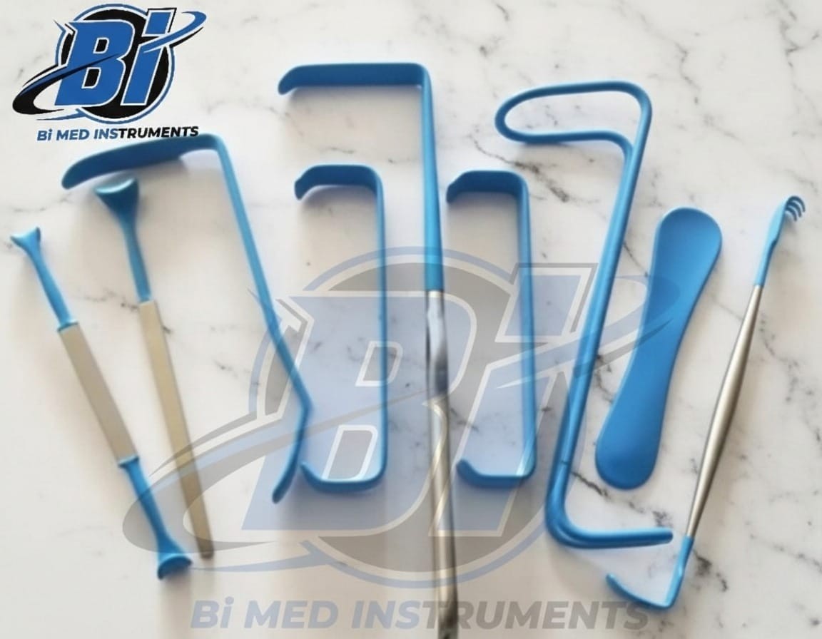 Face Lift Brow lif Dissectors & Elevator Set of 6 Pcs,Plastic surgery instrument