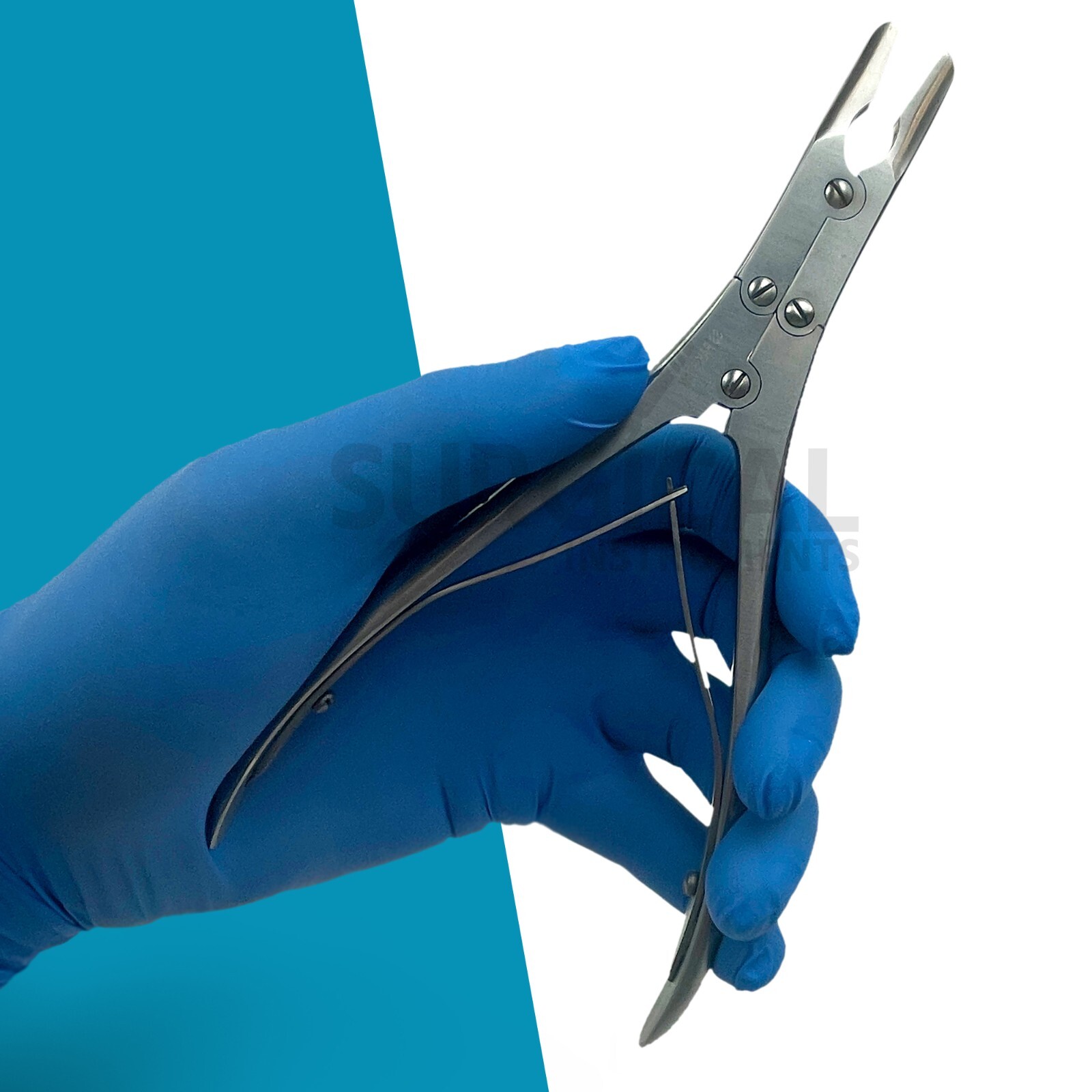 Double Action Bone Rongeur 6″ 15cm STRAIGHT JAW Surgical Orthopedic German Grade