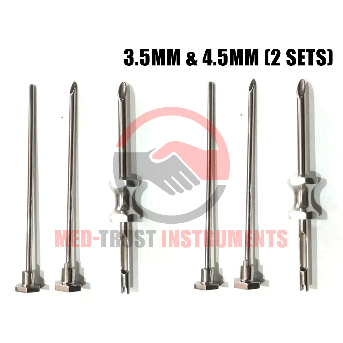 HRT Trocar 3.5mm & 4.5mm Pellet Insertion Kit 2 Sets Surgical Instrument