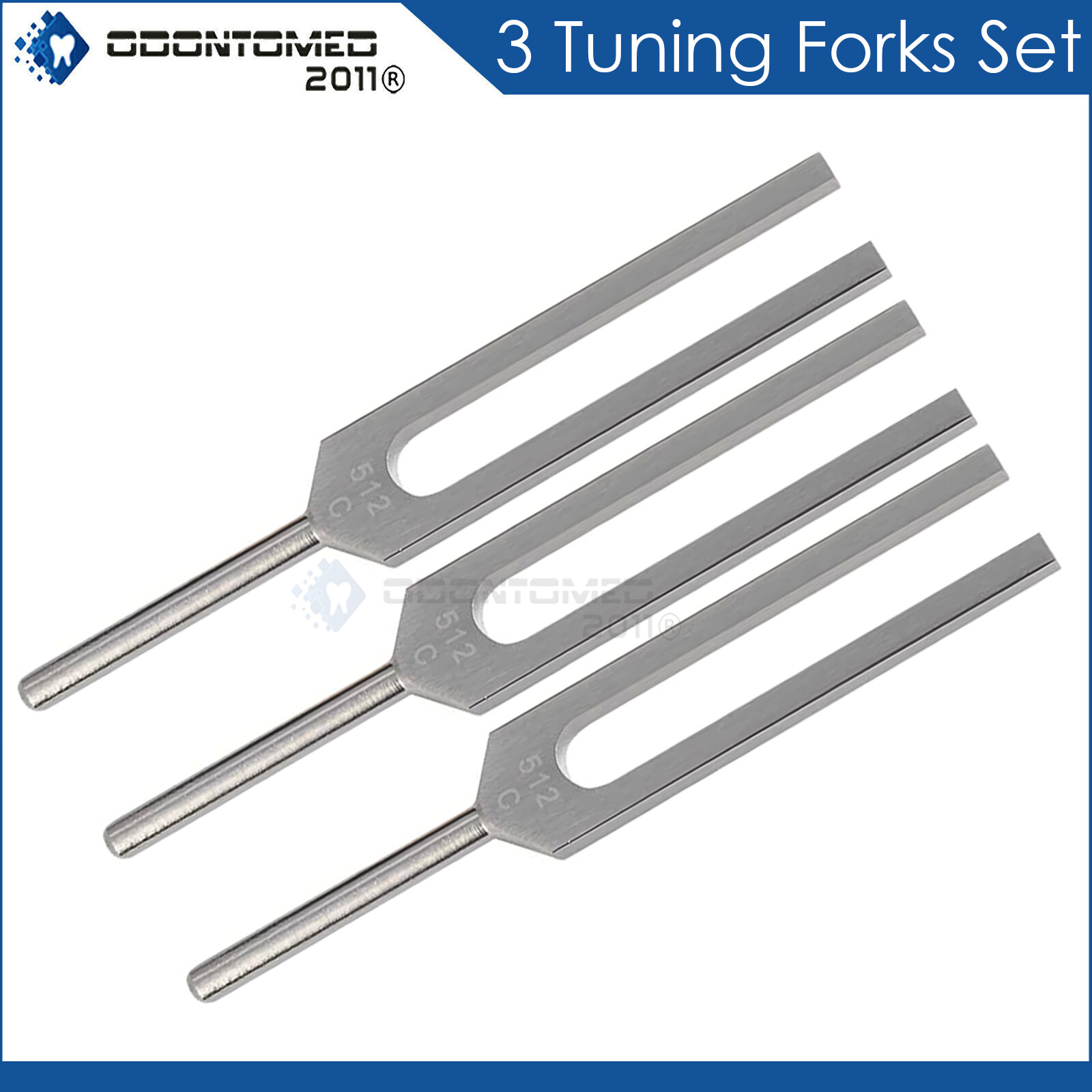 3 Tuning Fork C 512 SURGICAL MEDICAL INSTRUMENTS NEW