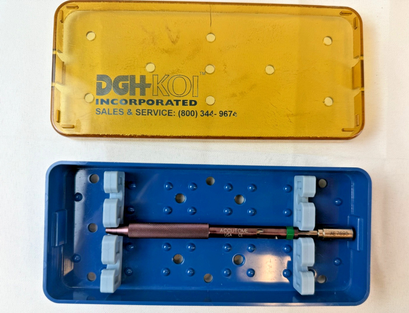 Accutome AE7695 Diamond Knife w/ Sterilization Case Ophthalmology