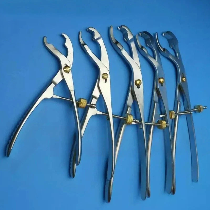 Verbrugge Bone Holding Forceps | Self-Centering Orthopedic Surgery Set – 5 PCS