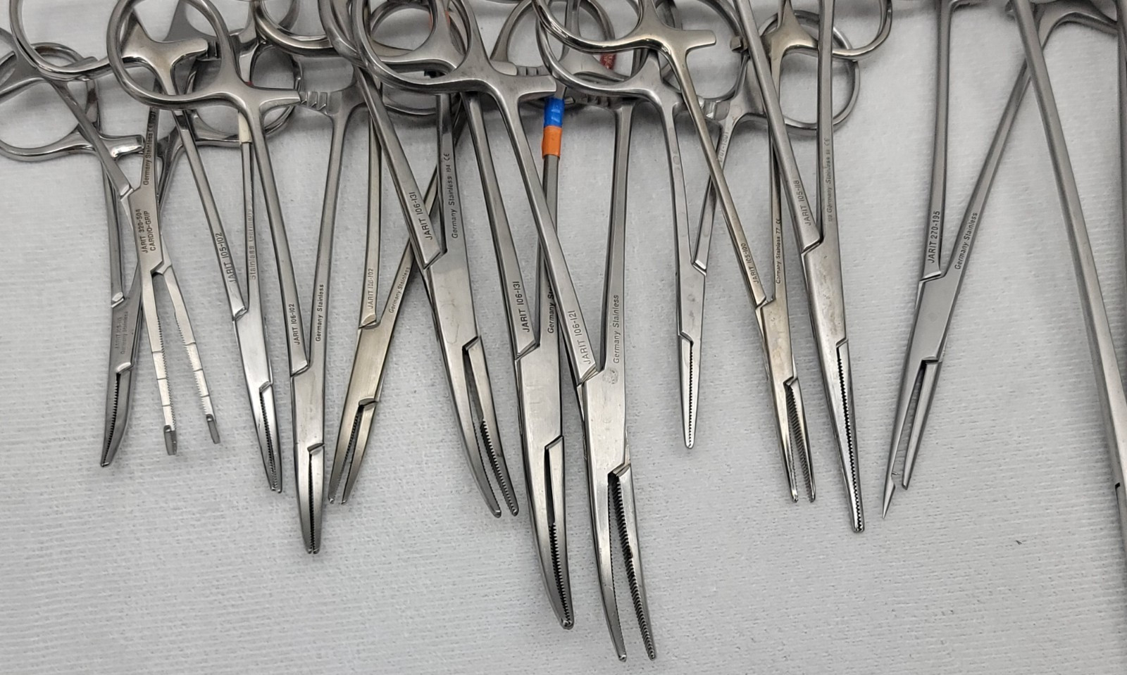 Bulk 62-Piece Jarit & Aesculap General Surgery Instruments