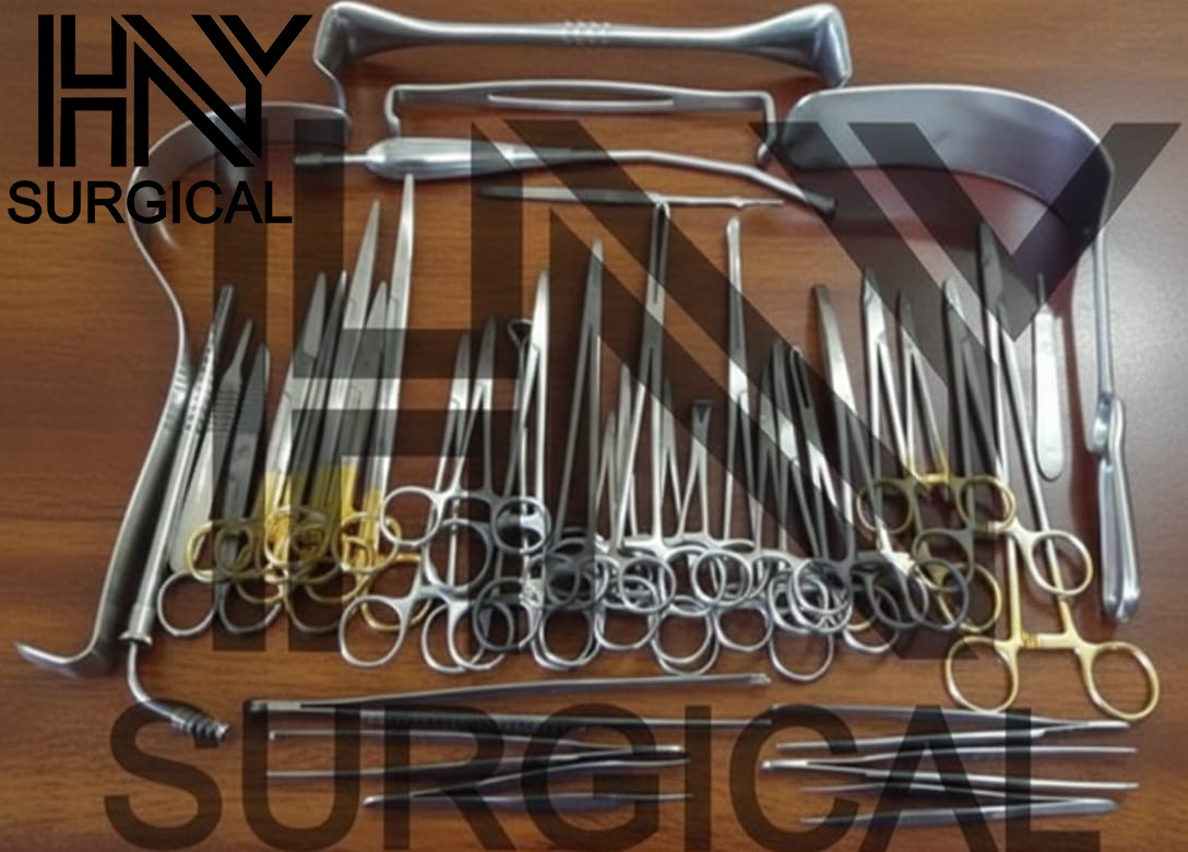 Basic Laparotomy Set 42pcs Surgical Instruments Plastic Surgery Abdominal