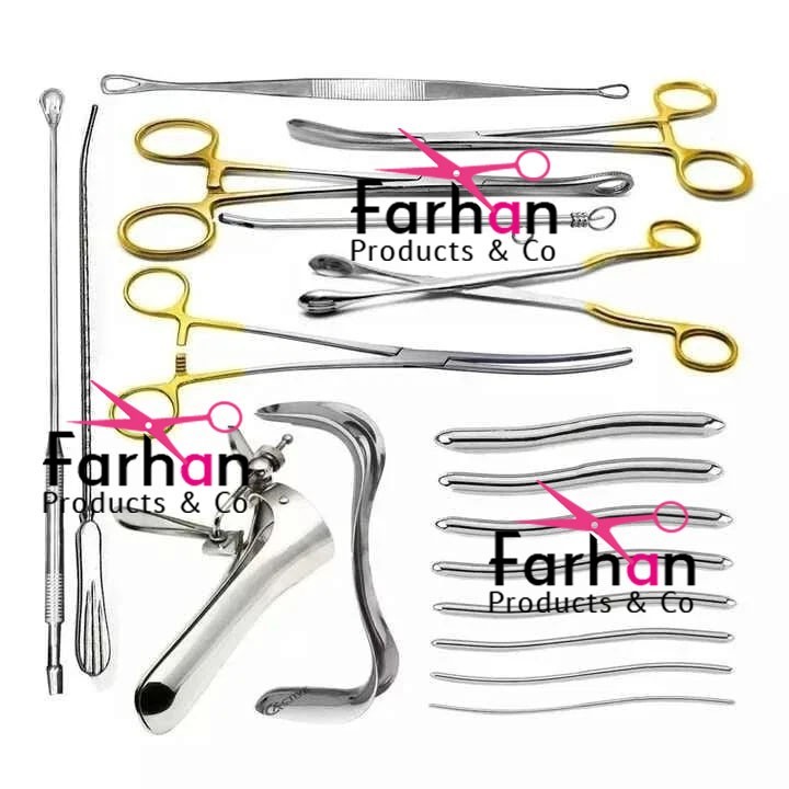 Dilation and Curettage (D&C) Set Gynecology Surgical Instruments