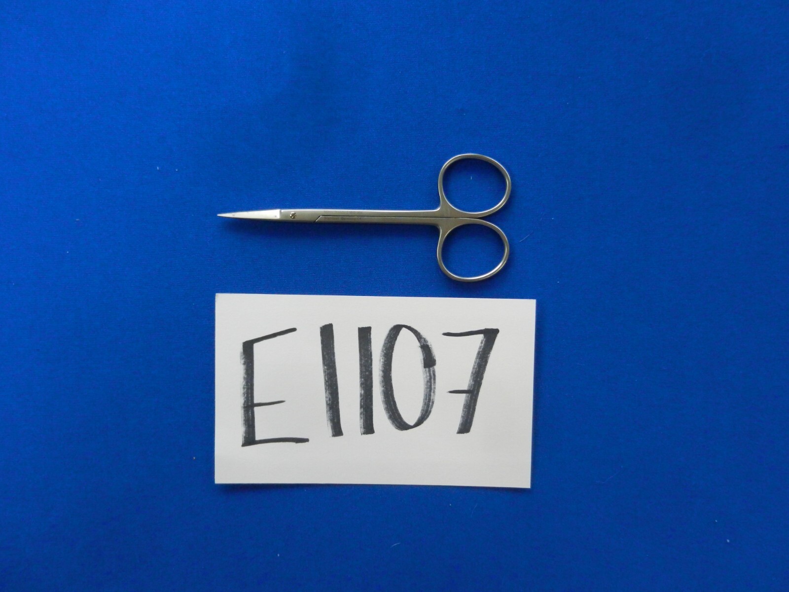 E1107 Miltex Iris Eurostat Straight Sharp Tip MeisterHand Scissors MH5-304