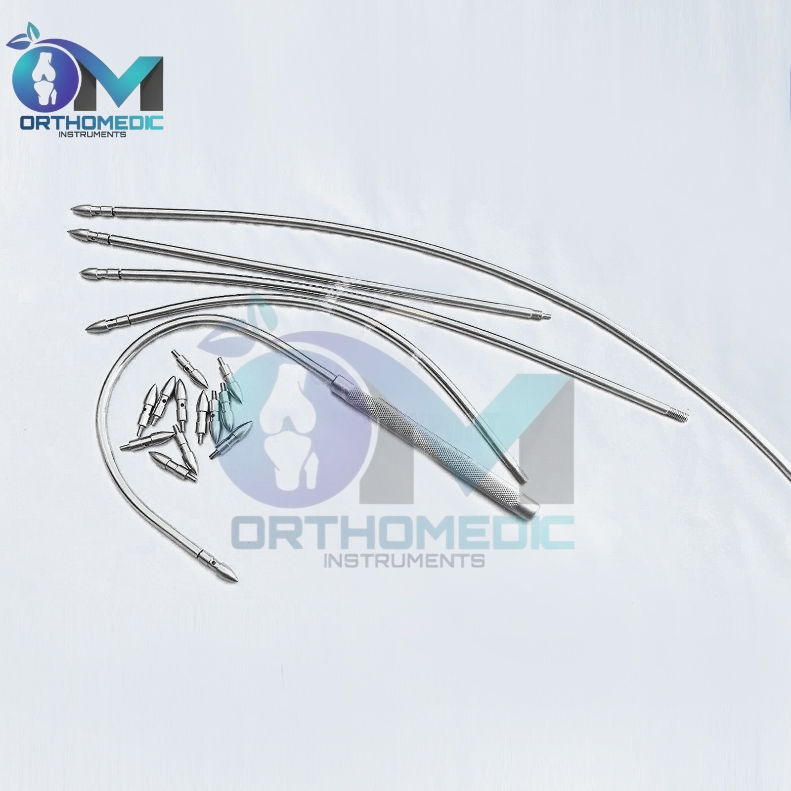 Vascular Set Fistula Tunneler Set of Surgical Instruments