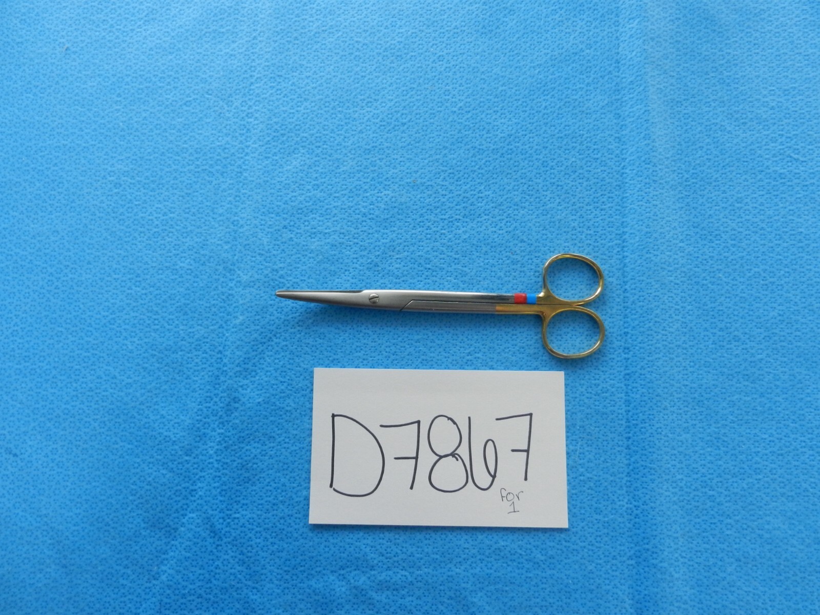 D7867 V. Mueller Curved Vital Mayo Round Blade Scissors 17.1cm Long SU1814-002