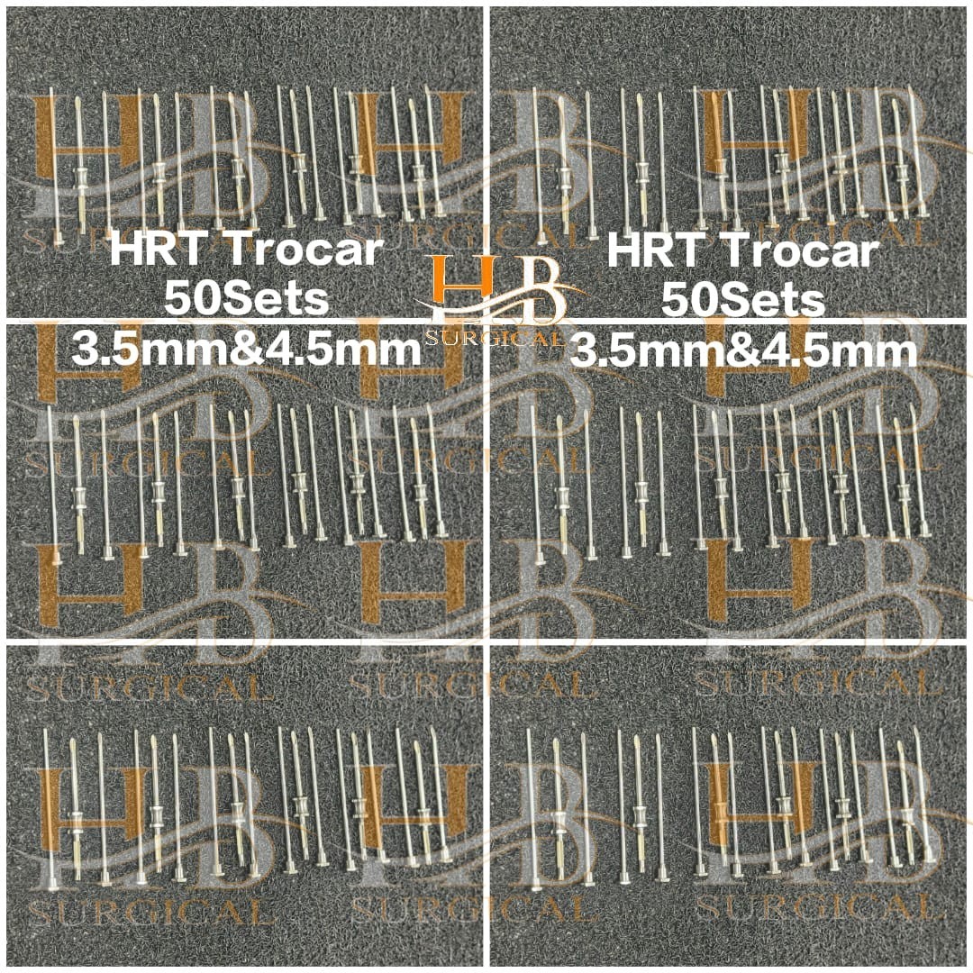 HRT Trocar 3.5 mm and 4.5mm Hormone Replacement Pellet Insertion Kit 50 Sets