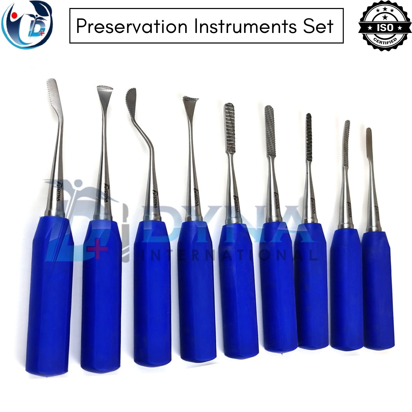 High Quality Rhinoplasty Preservation Instruments Set Blue