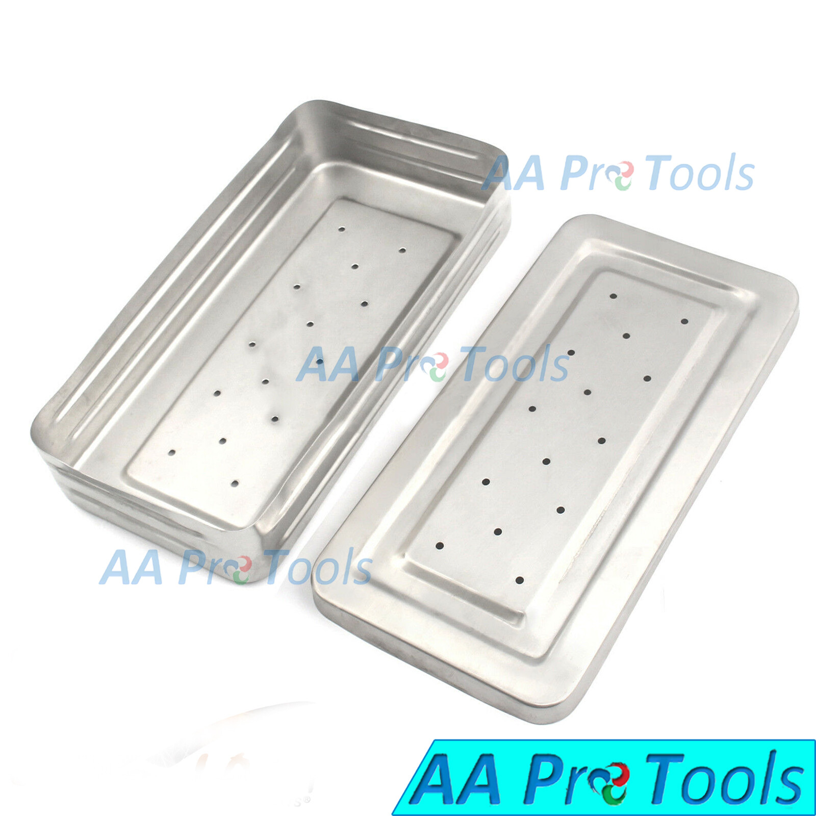 Perforated Medical Instruments BOX 30x15x6 cm Stainless Steel Surgical Box