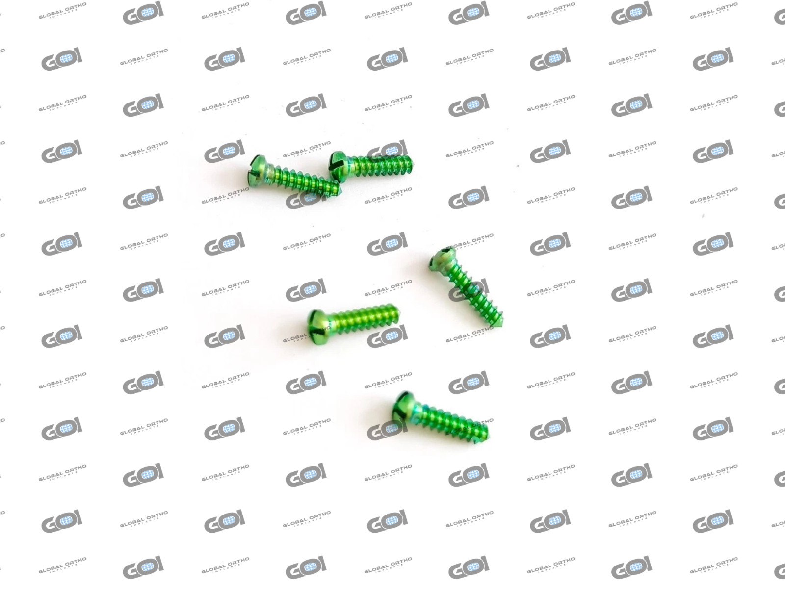 CMF Maxillofacial Cross Drive Mini Screws Assorted 100 Pcs Titanium Grade V