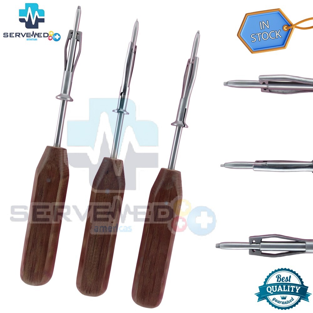 Screw Driver With Sleeve Bit 2.5mm 2.7mm 3.5mm Orthopedic Instruments 3 Pcs