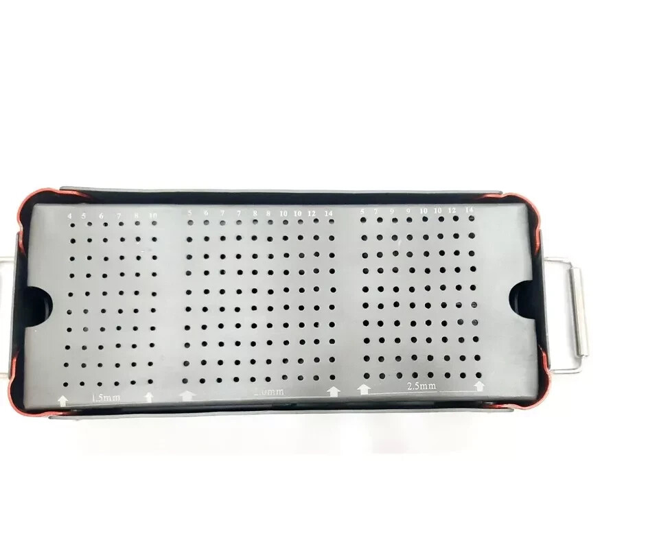 Orthopedic empty case box for 1.5/2.0/2.5 mm screw surgical instrument