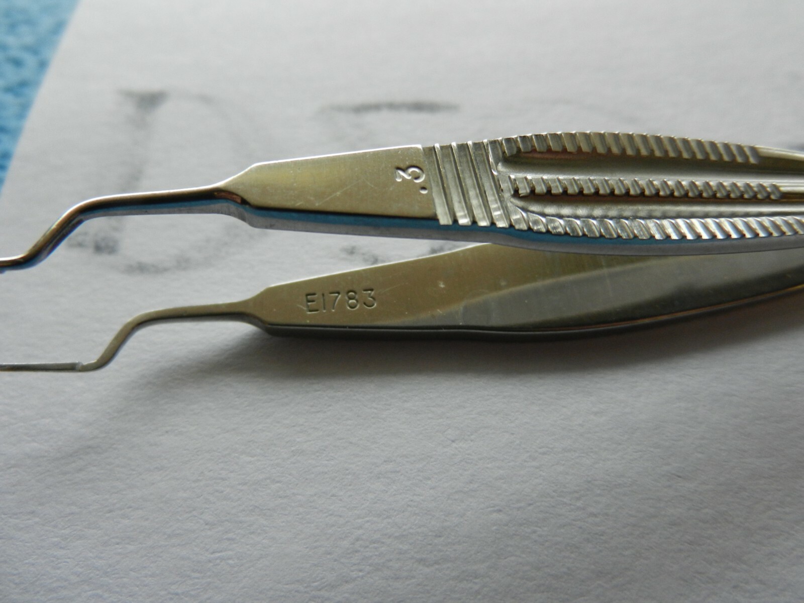 D2596 Storz Surgical Castroviejo Bayonet Forceps E1783