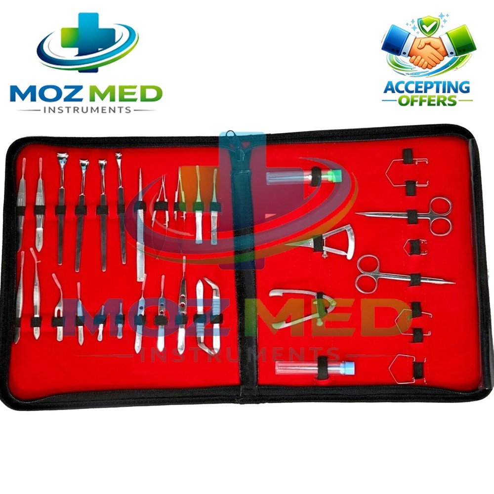 Ophthalmic Cataract Eye Micro 32 Pcs Surgery Items Kit Surgical Instruments Set