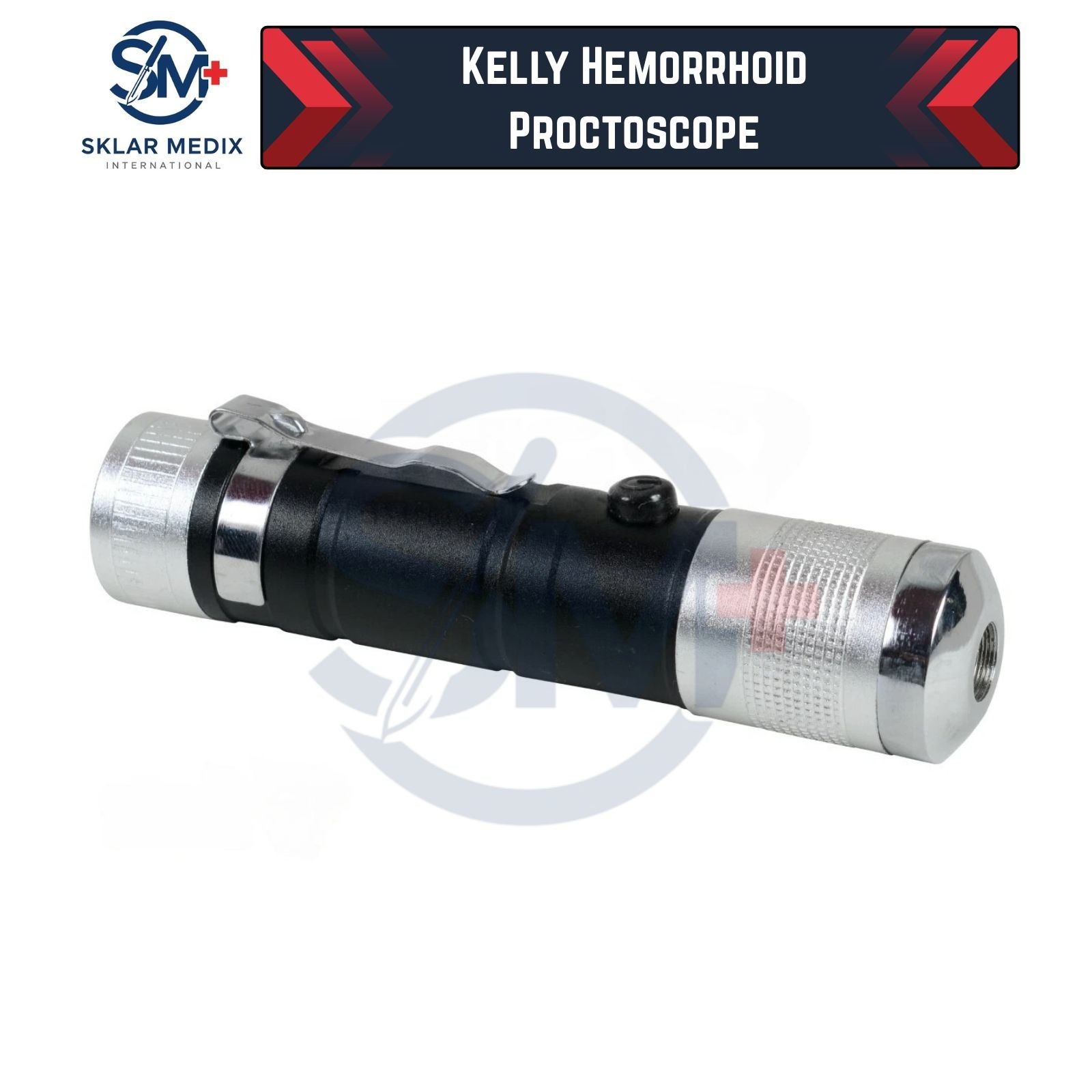 Kelly Hemorrhoid Proctoscope Light Source Rectal Anoscope Surgical Instruments |