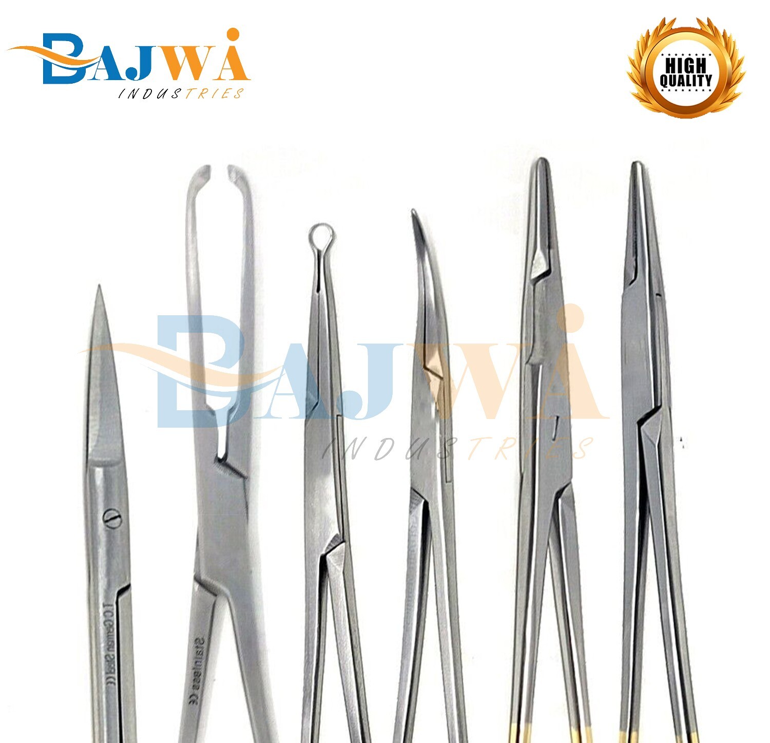 6 Piece German Sutureless Vasectomy, Meatotomy Set, Urology Surgical Instruments