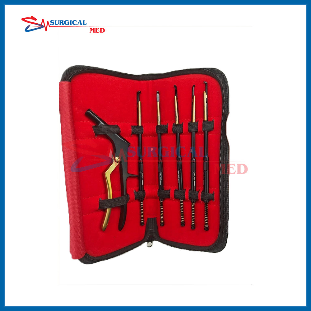 Interlaminar Kerrison Rotating Rongeur Set Spine Surgery Orthopedic Instrument