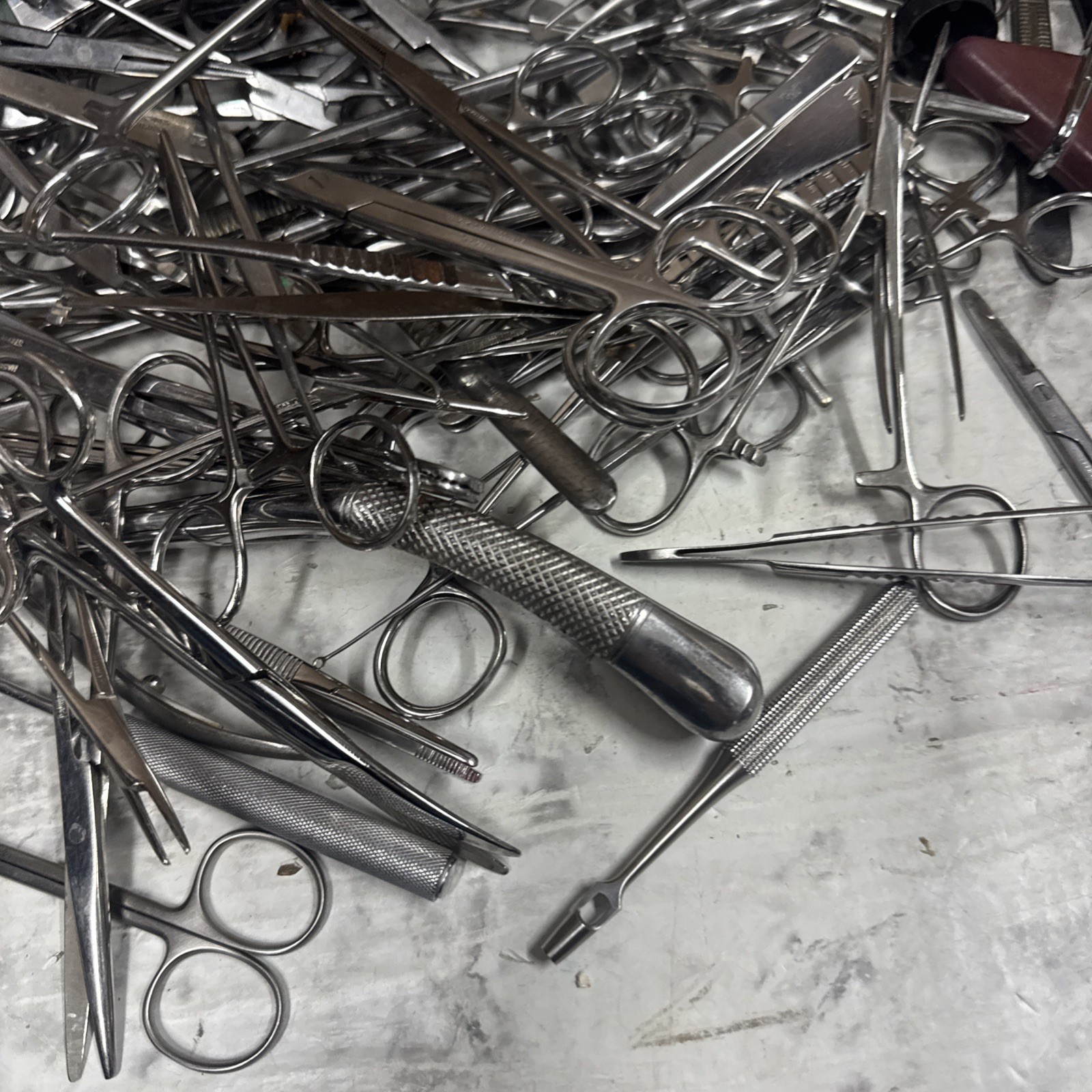 Lot of 90 Various Brand & Size OR Medical Surgical Instruments Stainless Steel