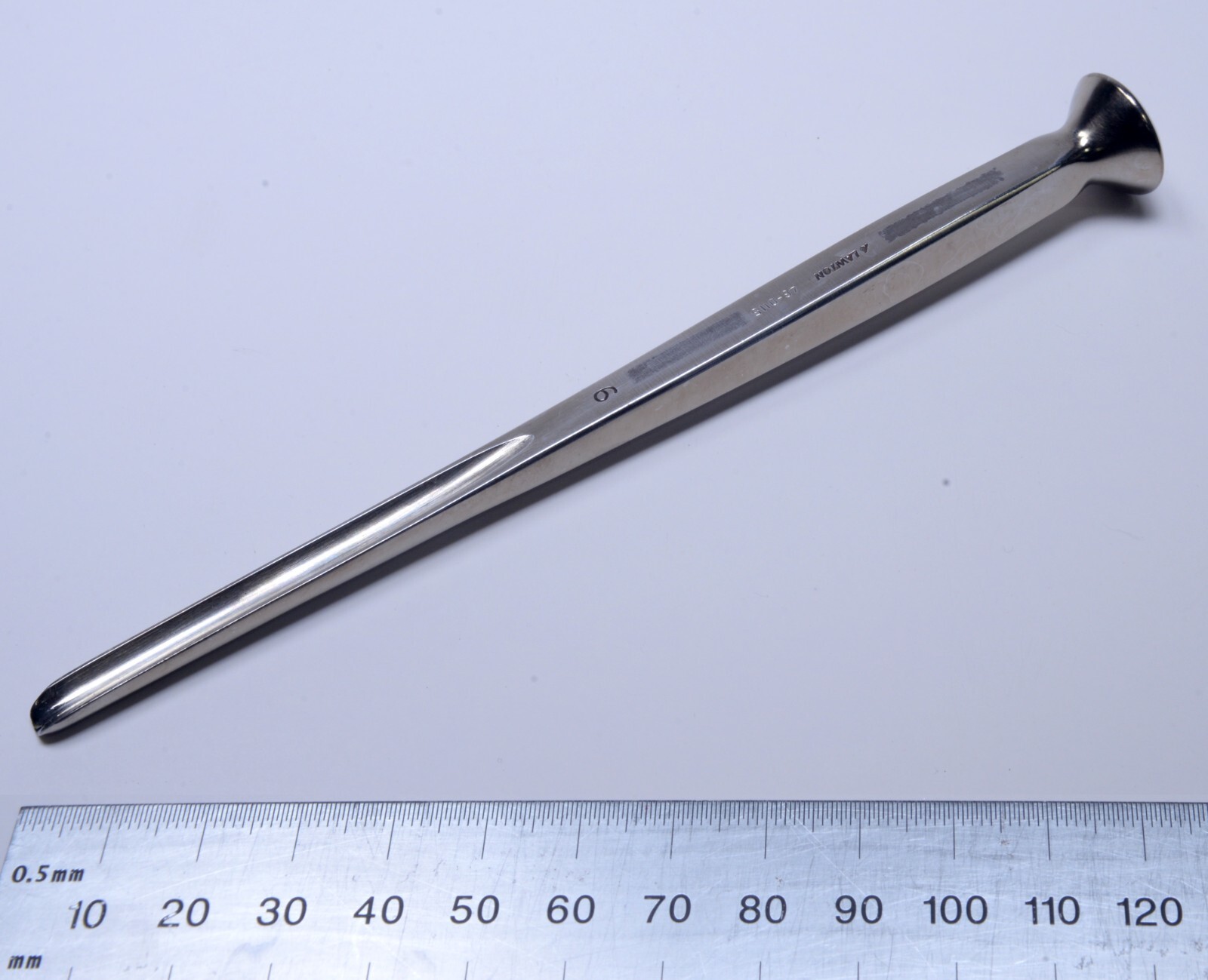 Lawton #46-0115 Gouge 160mm Stainless Steel 6mm Surgical