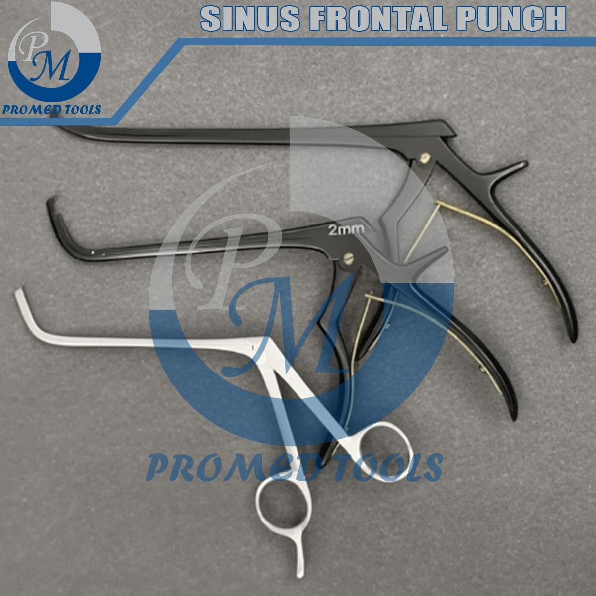 Sinus Frontal Punch With Link Chain Sheath Backward Cutting Endoscopic Nasal ENT