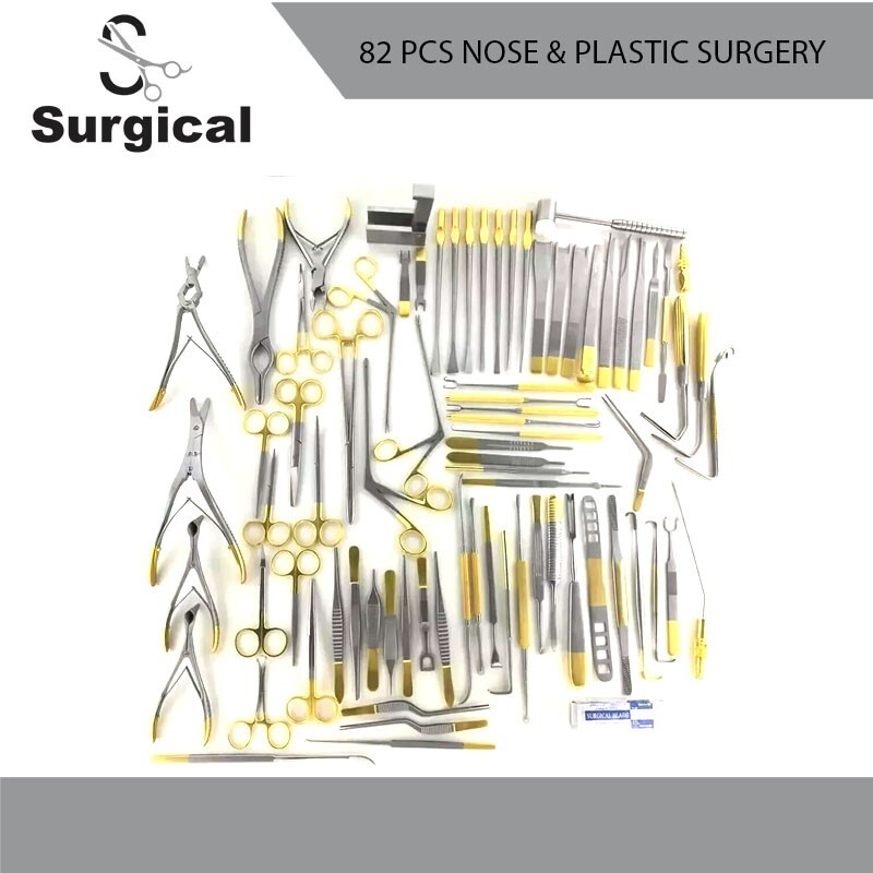 Major Rhinoplasty Surgical Instruments set of 82 Pcs Nose & Plastic Surgery