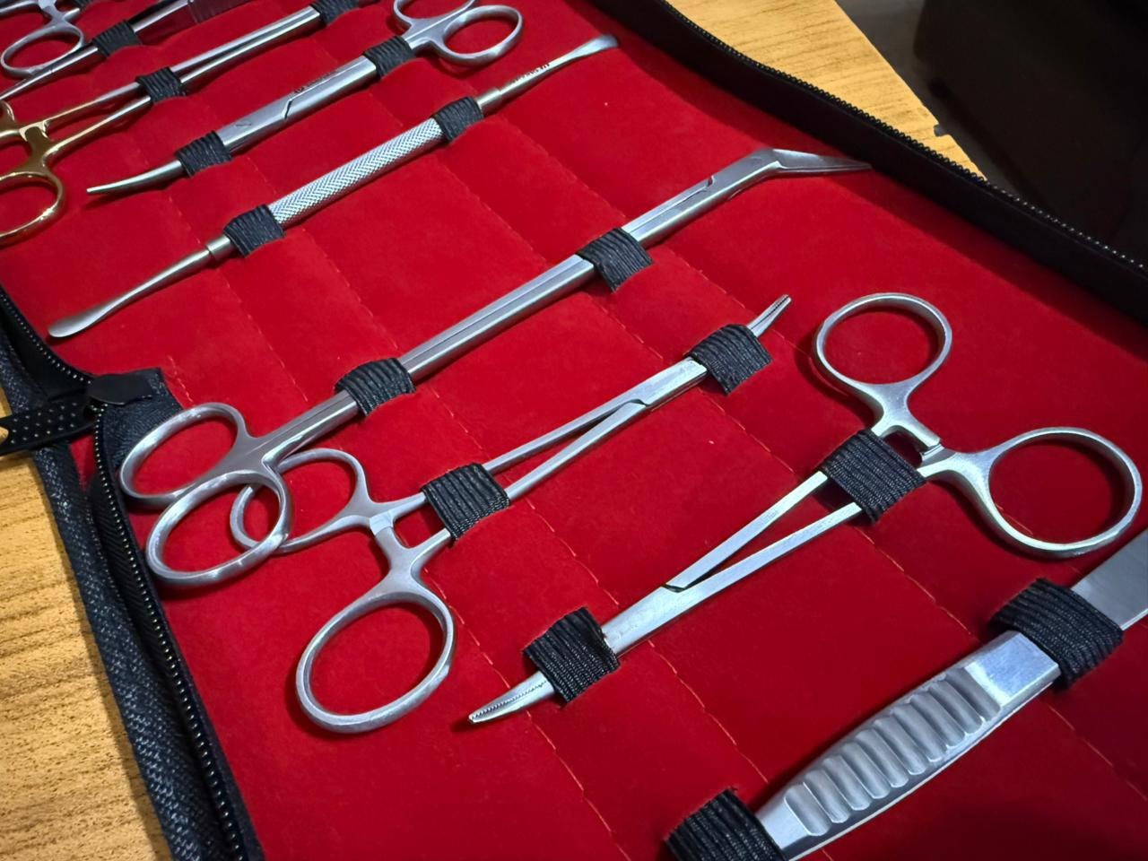 Professional 10pc Vascular Dissecting Kit TC Needle Driver & Micro-Precision
