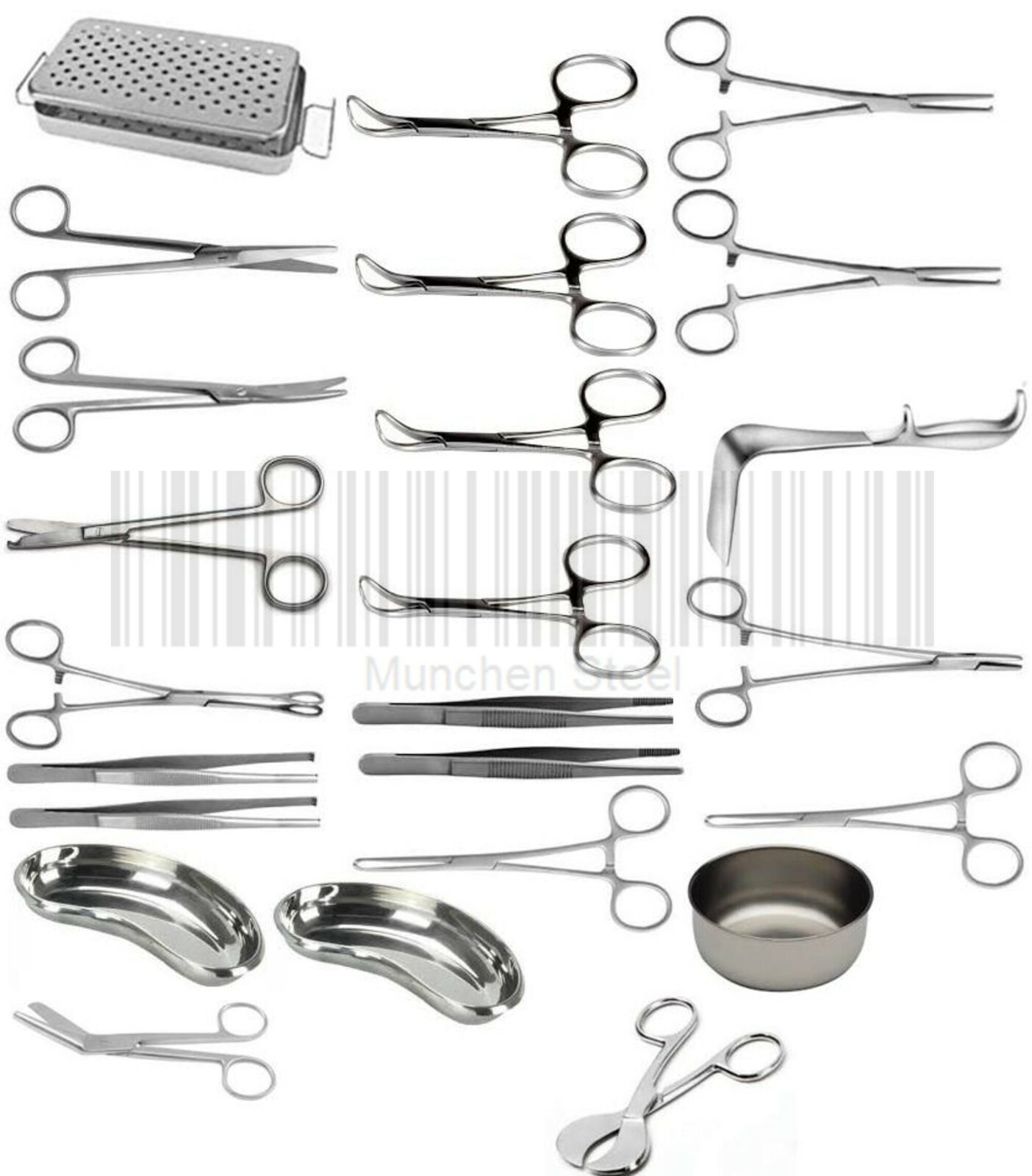 DELIVERY INSTRUMENT SET LIKE GYNECOLOGY SURGERY FOR HOSPITAL 26UNITS