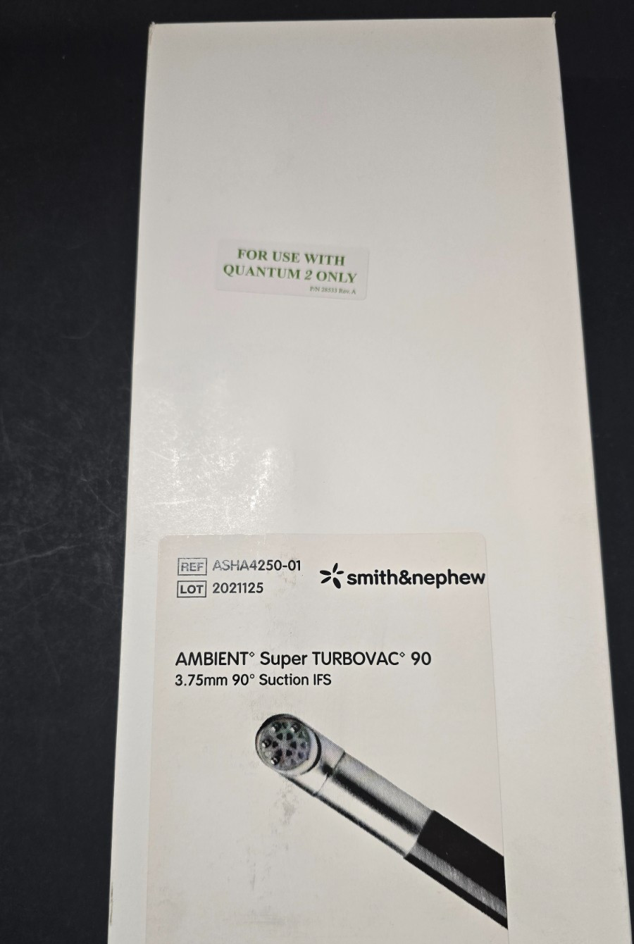 Smith&nephew Turbovac Hand Piece 3.75mm x 90* with Integrated Cable