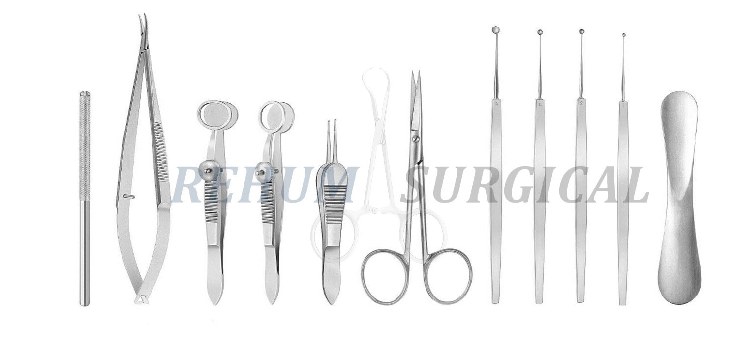 11 Pcs Set Chalazion Surgery Instruments Ophthalmic Surgical Instruments