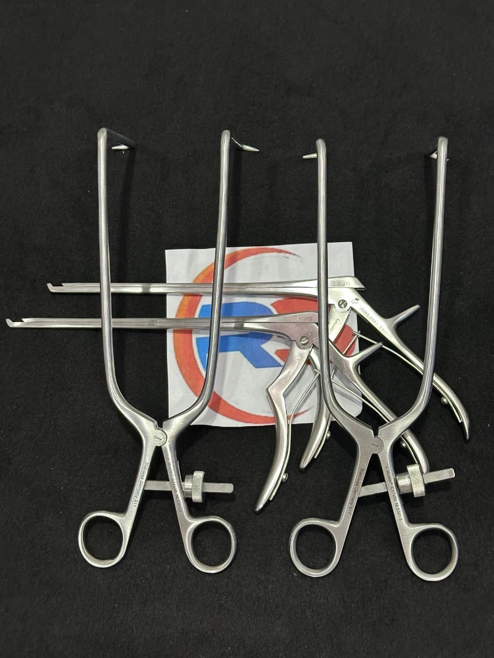 Lot of 4 Pcs V.Mueller Kerrison Rongeurs 2,3mm Zelpi Retractor 5 x 90