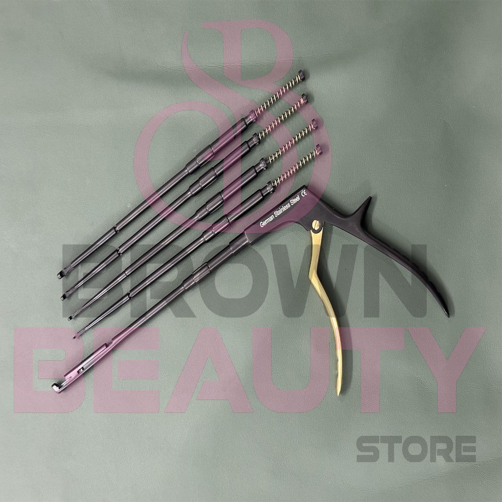 Interlaminar Kerrison Rotating Rongeur Set Spine Surgery Orthopedic Instruments