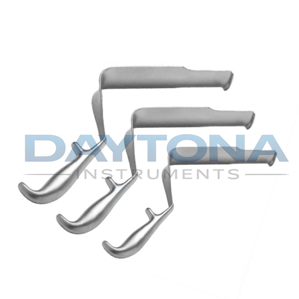 ST Mark Pelvis Retractor Deep Surgery Set Of 3Pcs Orthopedic Surgical Instrument