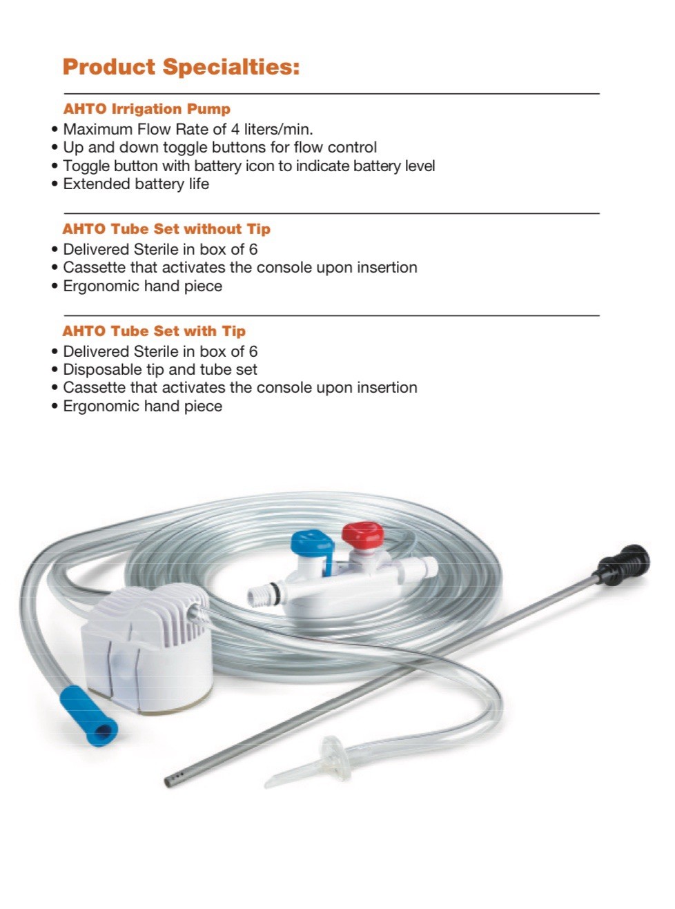 STRYKER 250-070-620 Suction Irrigation Tube Set, W Disposable Tip (In Date/EA)