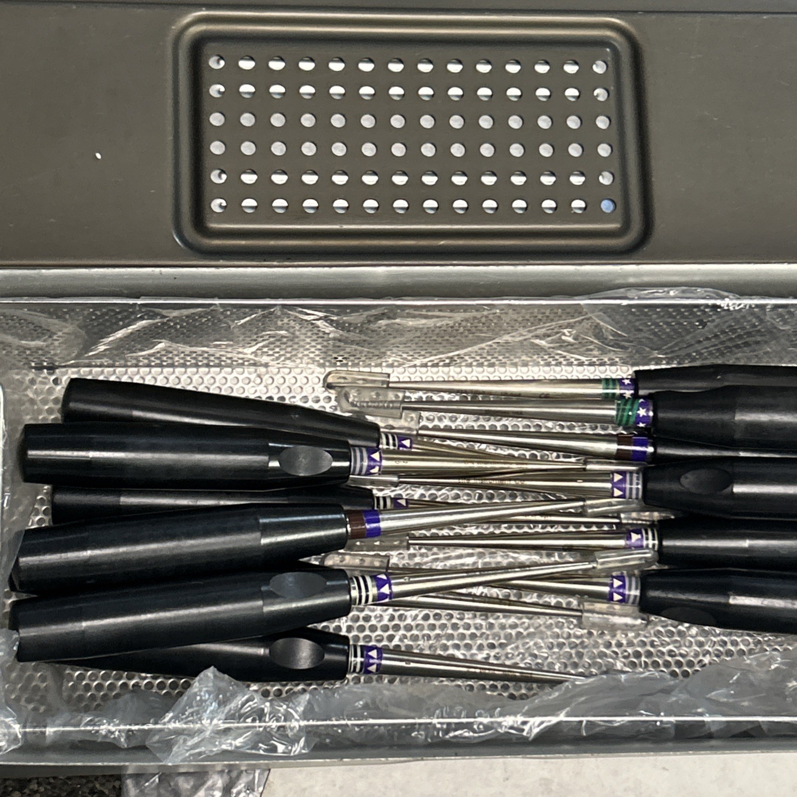 13 Life Instruments Handle Spinal Curettes, With Box