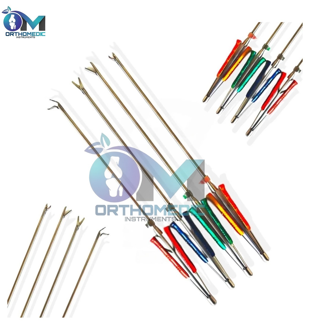 Valve XS MICS Knot Pusher, Scissors, Forceps & Needle Holder Set Cardiac Surgery