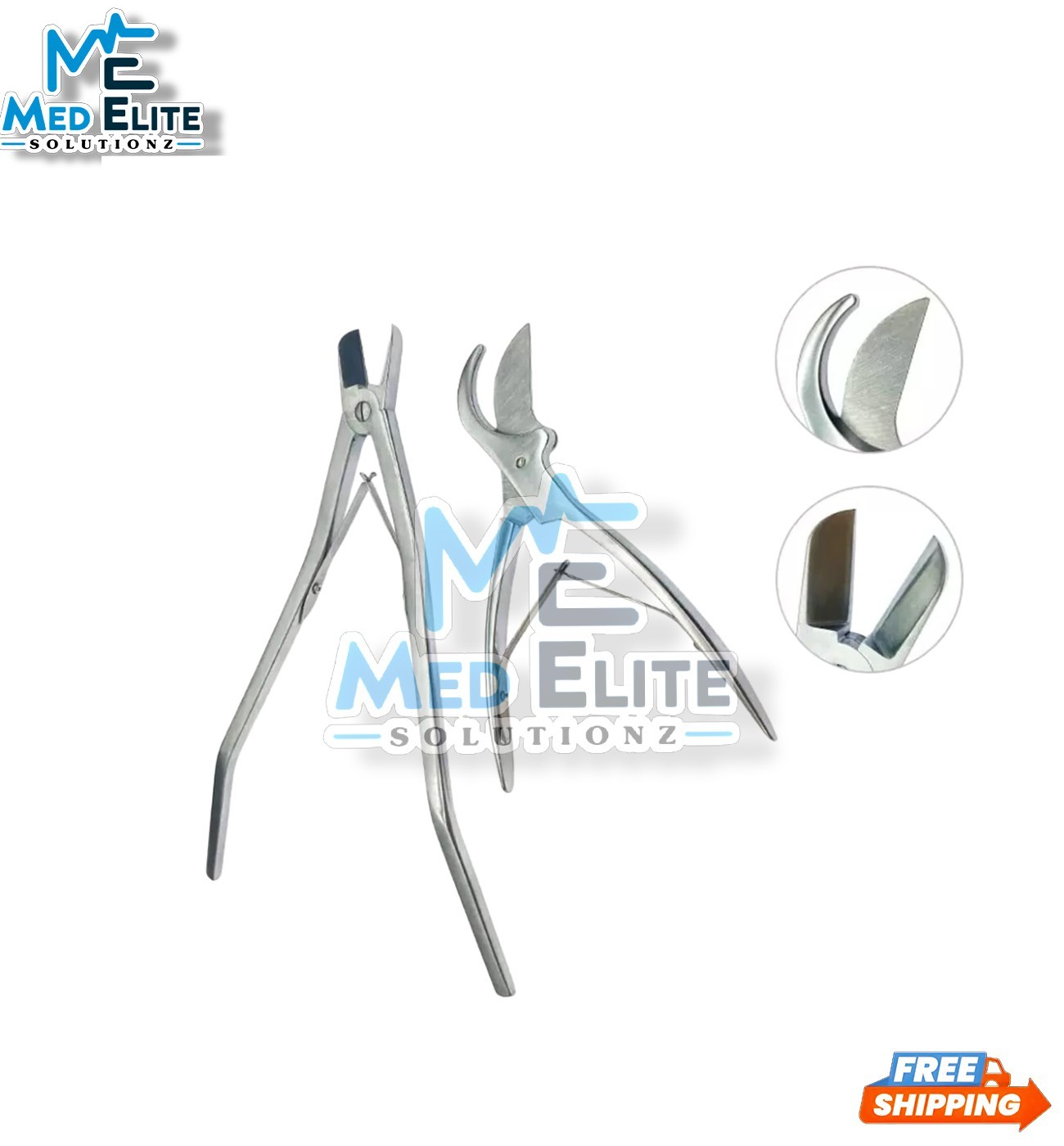 Bone Rib Shears Stainless Steel Bone Scissors 220mm 350mm Orthopedic Instrument
