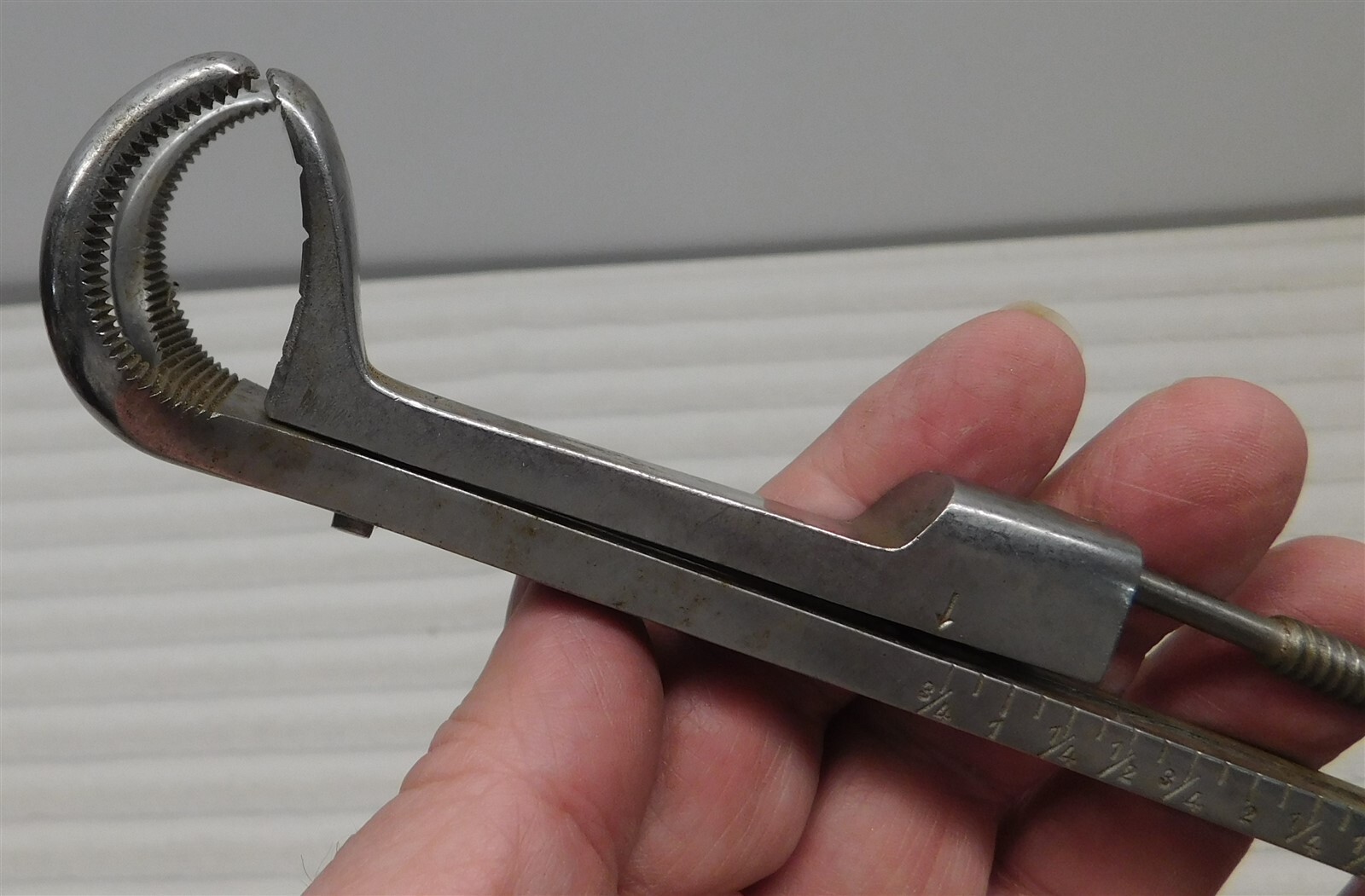 Vintage Zimmer Antique Medical Device Surgical Orthopedic Bone Clamp