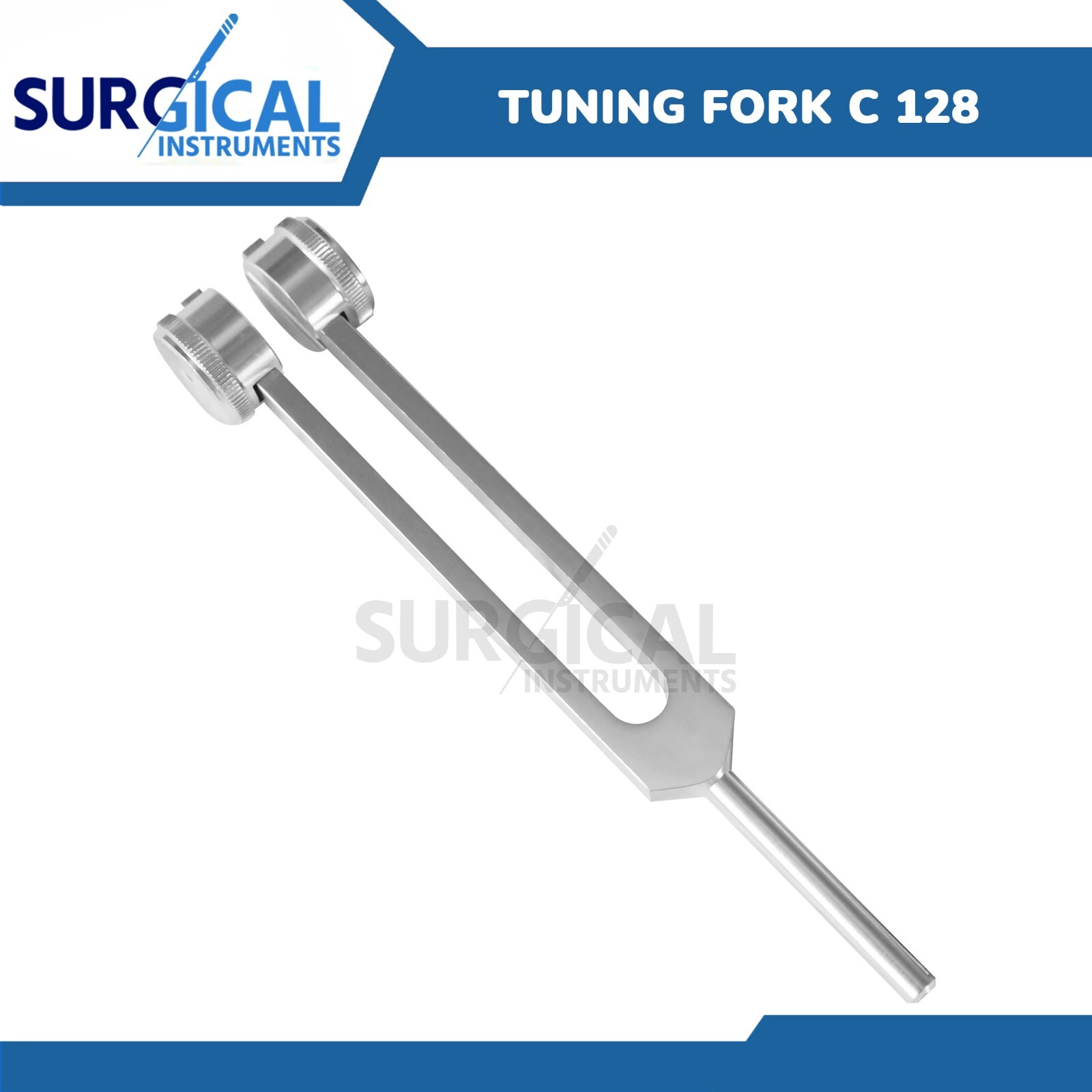 Tuning Fork with Weights – C 128 Surgical Medical Instruments German Grade