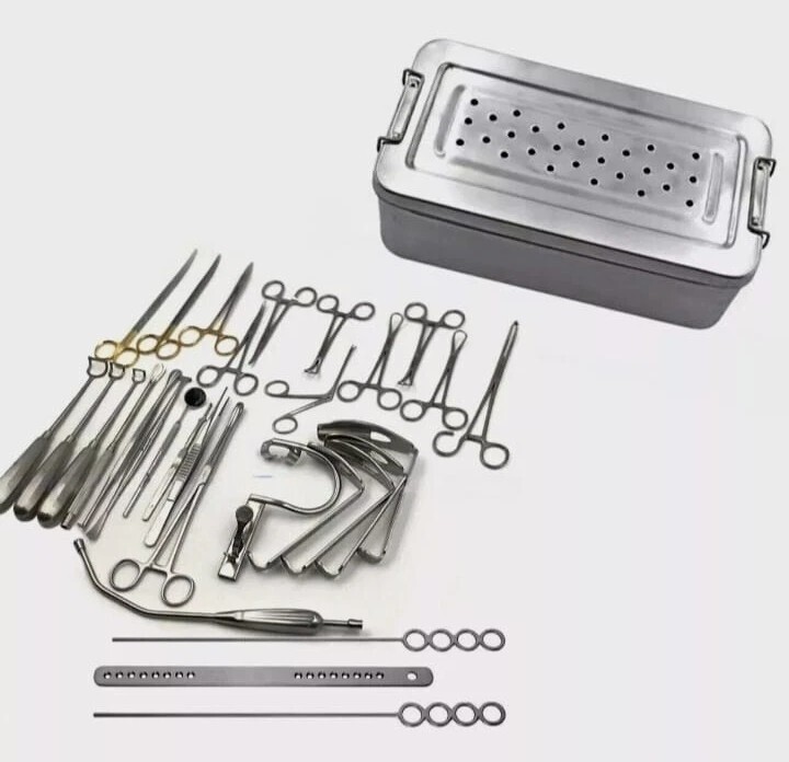 Basic Orthopedic Surgery Set of 25 PCS Of Surgical Instruments With Box